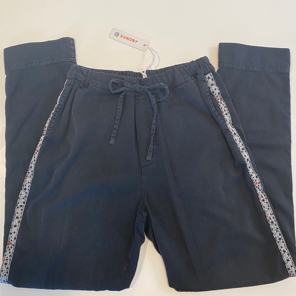 Sundry Star-Trimmed Trousers - Picture 1 of 5